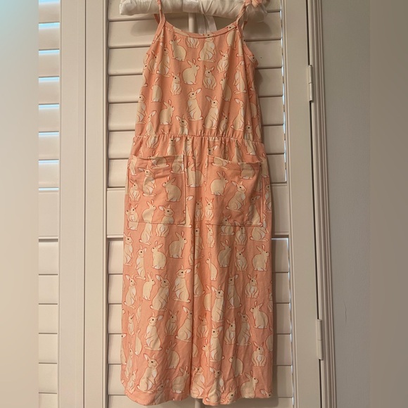 Vivie & Ash 🐰 Print Wide Leg Crop 4/5T Jumpsuit - Picture 2 of 5